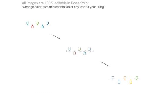 Five Year Tags Analysis Timeline Diagram Powerpoint Slides