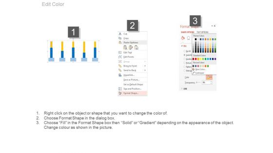 Five Years Planning Timeline Chart Powerpoint Slides