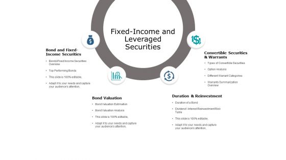 Fixed Income And Leveraged Securities Ppt PowerPoint Presentation File Files