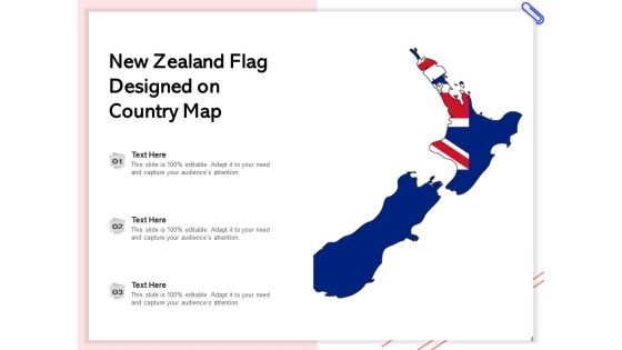 Flag Of New Zealand Location Cloudy Sky Ppt PowerPoint Presentation Complete Deck