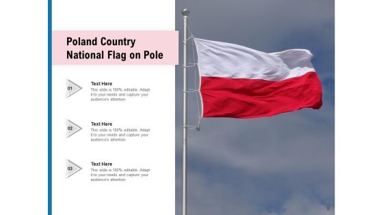 Flag Of Poland Circular Form National Flag Ppt PowerPoint Presentation Complete Deck