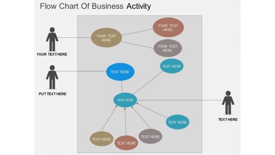 Flow Chart Of Business Activity Powerpoint Template