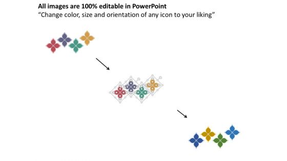 Flower Diagram For Educational Training Powerpoint Template