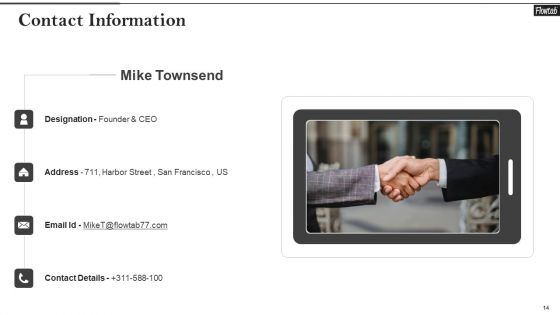 Flowtab Venture Capital Investment Pitch Deck Ppt PowerPoint Presentation Complete With Slides