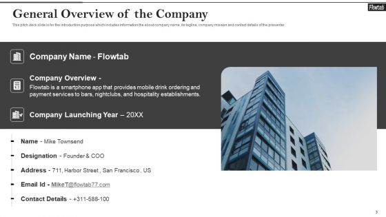 Flowtab Venture Capital Investment Pitch Deck Ppt PowerPoint Presentation Complete With Slides