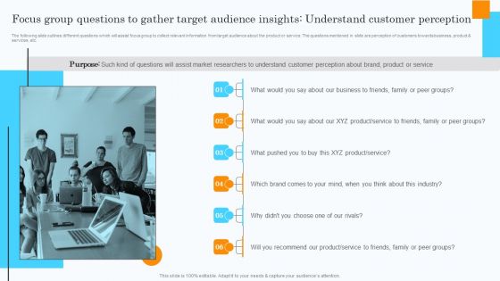 Focus Group Questions Gather Target Market Research Assessment Of Target Market Requirements Rules PDF