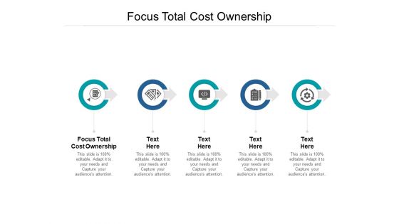 Focus Total Cost Ownership Ppt PowerPoint Presentation Gallery Background Cpb