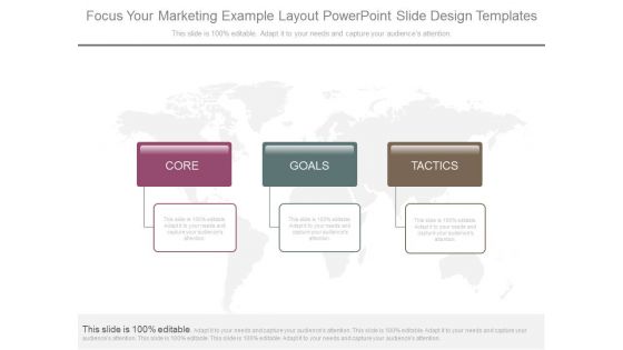 Focus Your Marketing Example Layout Powerpoint Slide Design Templates Focus Your Marketing Example Layout Powerpoint Slide Design Templates