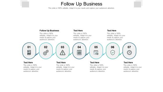 Follow Up Business Ppt PowerPoint Presentation Icon Guidelines Cpb Pdf