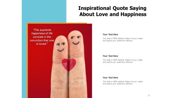 Fondness Heart Symbol Insightful Quote Ppt PowerPoint Presentation Complete Deck
