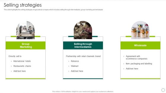 Food And Agro Company Outline Selling Strategies Ppt Styles Smartart PDF Food And Agro Company Outline Selling Strategies Ppt Styles Smartart PDF