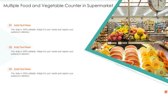 Food Counter Ppt PowerPoint Presentation Complete Deck With Slides