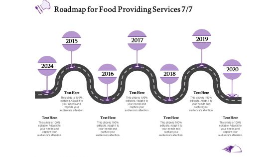 Food Providing Services Catering Menu For Food Providing Services Roadmap For Food Providing Services 2014 To 2020 Themes PDF