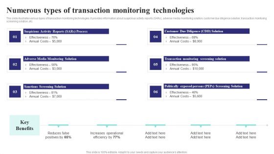 Formulating Money Laundering Numerous Types Of Transaction Monitoring Professional PDF