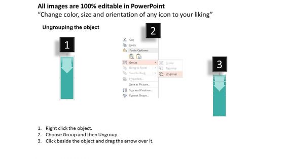 Four Arrow Banner For Text Information Powerpoint Templates