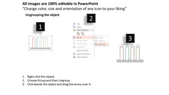 Four Arrows Tags Infographics Powerpoint Template