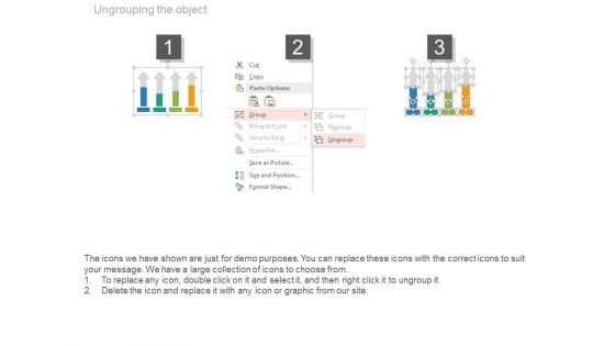 Four Arrows With Percentage Data Analysis Powerpoint Slides