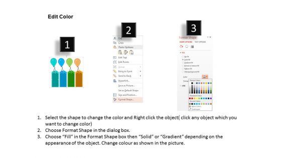 Four Balloons With Year 2016 Tags Powerpoint Template