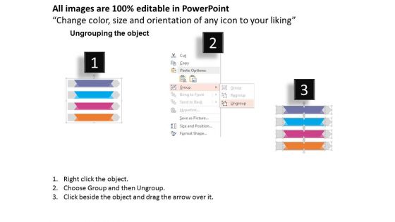 Four Business Option Banner Diagram Powerpoint Template