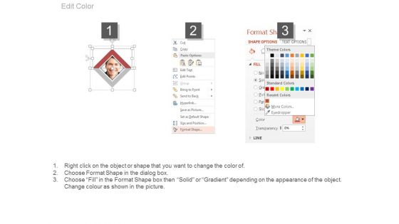 Four Business Persons Introduction Design Powerpoint Slides