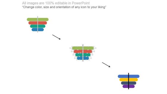 Four Butterfly Style Text Tags Powerpoint Template