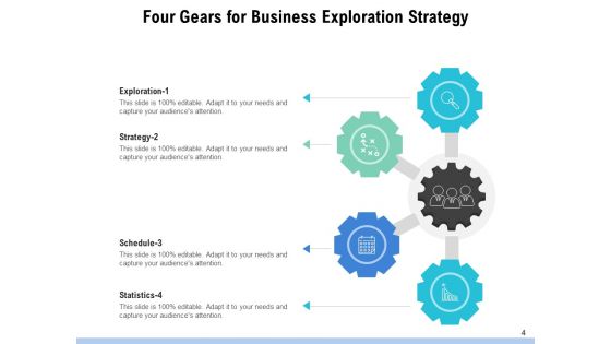 Four Cogwheels Gears Analysis Ppt PowerPoint Presentation Complete Deck