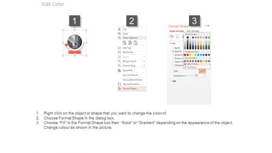 Four Companies With Web Services Powerpoint Slides
