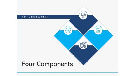 Four Components Agenda Transformation Ppt PowerPoint Presentation Complete Deck