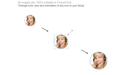 Four Employee Of Customer Care Team Powerpoint Slides