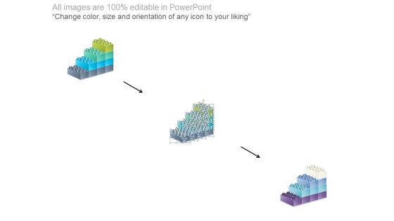 Four Growth Steps Lego Blocks Design Powerpoint Slides