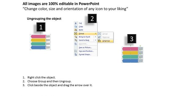 Four Infographic Banners For Marketing Strategy Powerpoint Template