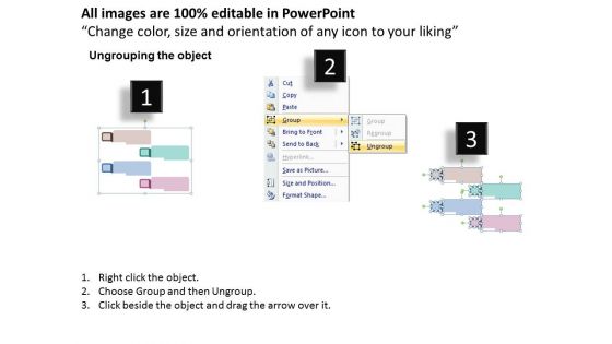 Four Infographic Banners In Numeric Order Powerpoint Template