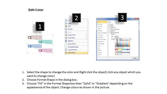 Four Infographic Banners In Numeric Order Powerpoint Template