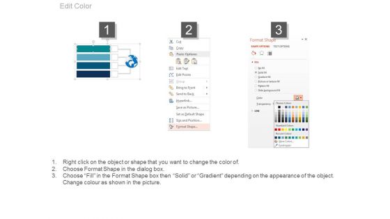 Four Infographic Tags For Global Agenda Analysis Powerpoint Template