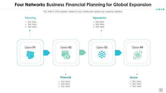 Four Networks Optimum Operations Financial Planning Ppt PowerPoint Presentation Complete Deck With Slides