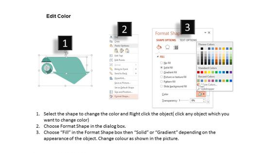 Four Option Arrows For Text Representation Powerpoint Templates