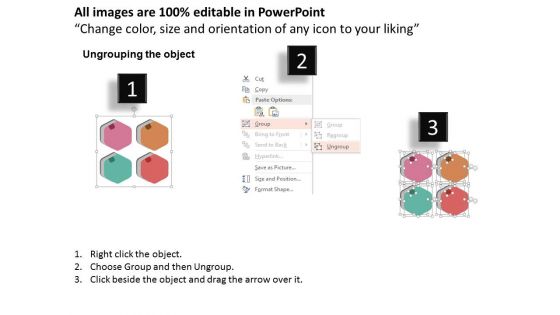 Four Option Infographics For Business Strategy Powerpoint Template