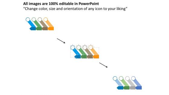 Four Options For Business Management Powerpoint Template