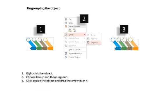 Four Options For Business Management Powerpoint Template