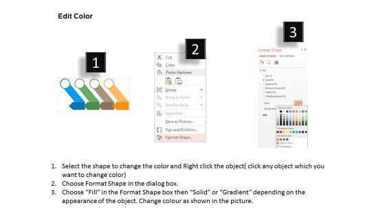 Four Options For Business Management Powerpoint Template