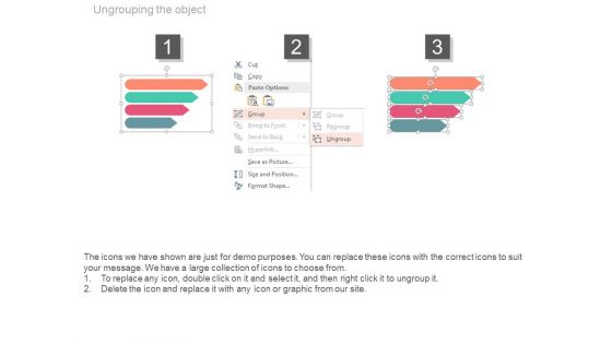 Four Percentage Tags For Financial Analysis Powerpoint Slides