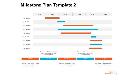 Four Quarter Milestone Plan Ppt PowerPoint Presentation Complete Deck With Slides