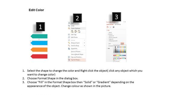 Four Staged Tags For Business Information Powerpoint Template