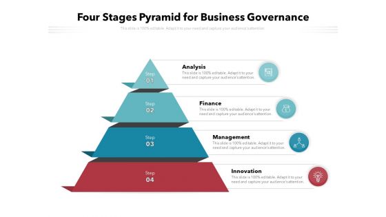 Four Stages Pyramid For Business Governance Ppt PowerPoint Presentation File Templates PDF Four Stages Pyramid For Business Governance Ppt PowerPoint Presentation File Templates PDF