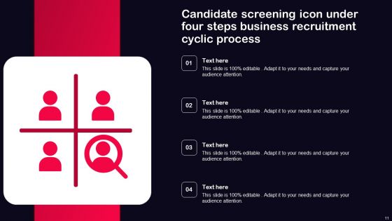 Four Steps Business Cyclic Process Ppt PowerPoint Presentation Complete Deck With Slides