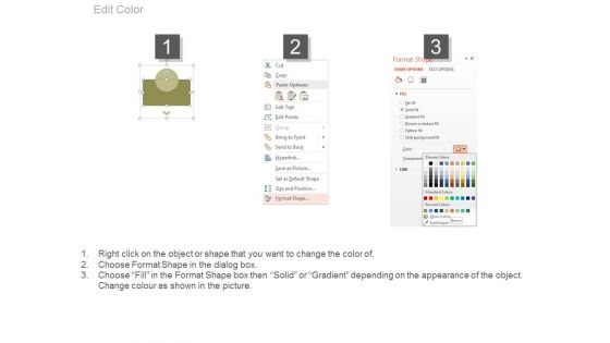 Four Steps Chart For Business Planning Powerpoint Slides