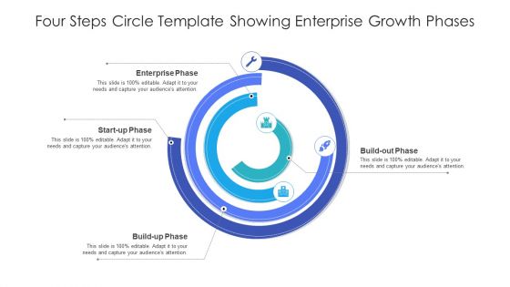 Four Steps Circle Template Showing Enterprise Growth Phases Ppt PowerPoint Presentation File Sample PDF Four Steps Circle Template Showing Enterprise Growth Phases Ppt PowerPoint Presentation File Sample PDF