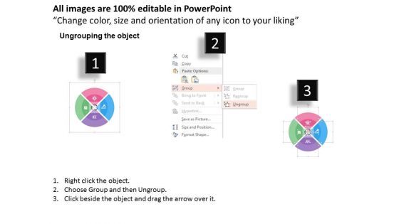 Four Steps Circular Infographic Powerpoint Templates