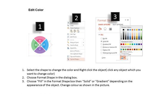 Four Steps Circular Infographic Powerpoint Templates