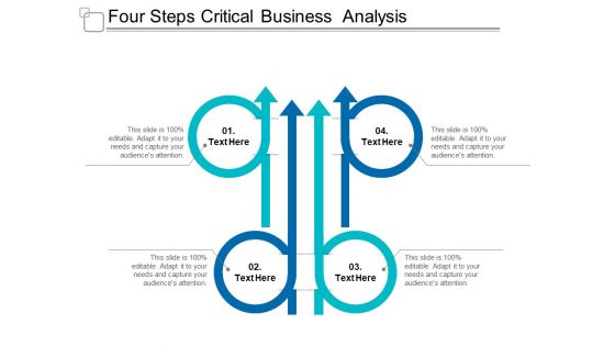 Four Steps Critical Business Analysis Ppt Powerpoint Presentation Outline Professional